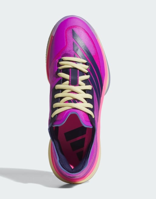adidas performance Adizero Select 3.0 shoes in purple burst / dark blue, 3 of 4