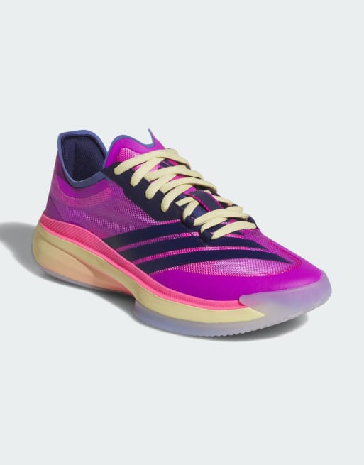 adidas Performance – Adizero Select 3.0 – Sneaker in Purple Burst, Dunkelblau und Luc