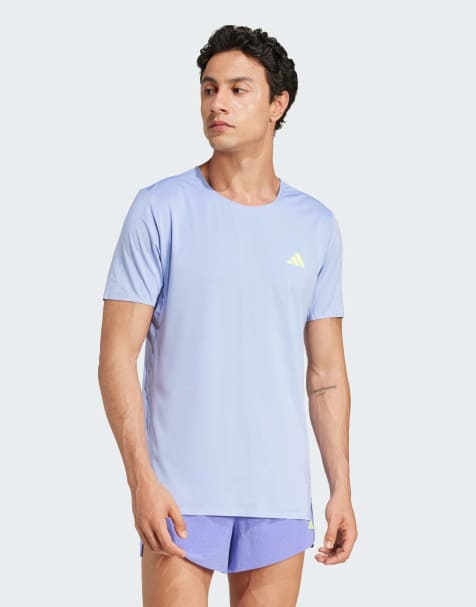 adidas performance - Adizero - T-shirt de course - Bleu irisé - view 1
