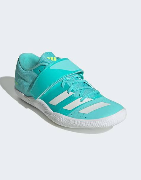 adidas performance Adizero throws shoes in flash aqua / zero metalic / lu - view 1