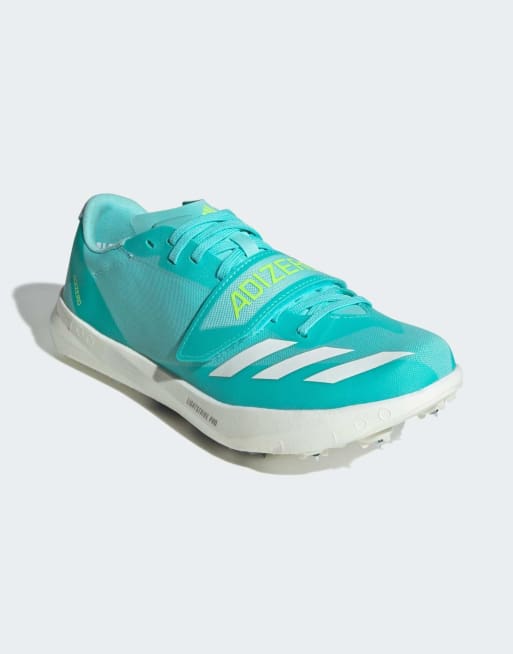 adidas performance - Adizero TJ-PV - Track and Field - Sportschoenen in flash aqua / zero metalic / lucid citroen