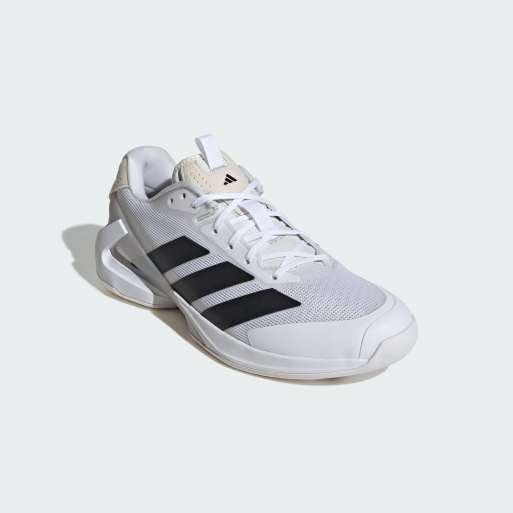 adidas Performance - Adizero Ubersonic 5 - Tennissko i hvid/sort/sølvfarve
