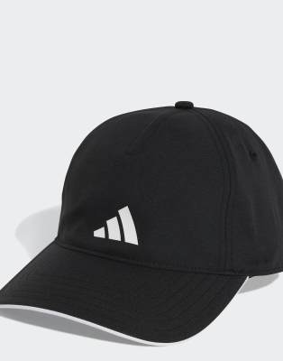 adidas performance adidas performance Aeroready b-ball cap in black / white / white