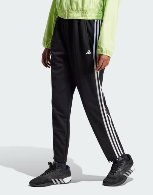 adidas Performance Aeroready Train Essentials 3-Stripes Joggers in ...