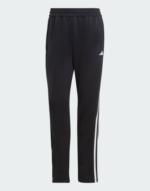 adidas Performance – AEROREADY Train Essentials – Czarne joggersy z 3 paskami, 4 z 4