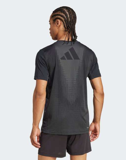 adidas performance – Airchill – Svart och grå t-shirt, 4 av 4