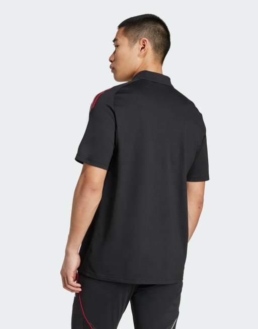 adidas Performance - Ajax Amsterdam Tiro 25 Competition - Sort polotrøje med hvide og røde detaljer, 2 af 5