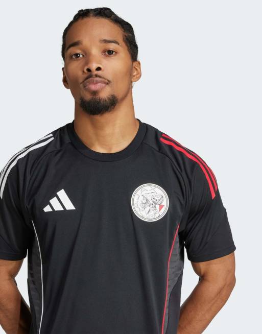 adidas Performance - Ajax Amsterdam Tiro 25 Competition - Sort træningstrøje med hvide og røde detaljer, 3 af 4
