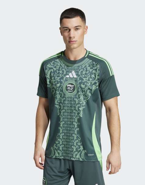adidas performance Algeria 24 away jersey in mineral green