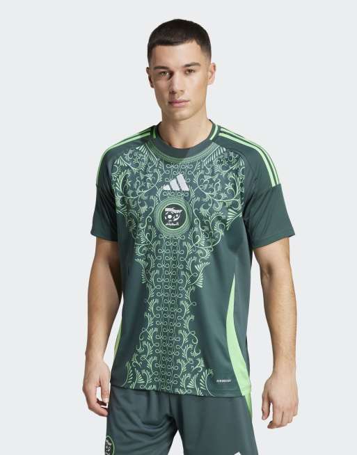 adidas Performance – Algeria 24 Away – Zielona koszulka piłkarska