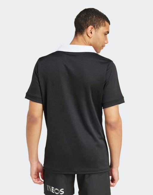 adidas performance – All Blacks – Kurzärmliges Aeroready-Rugby-Trikot in komplett Schwarz, 3 von 4
