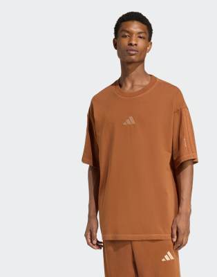 adidas Performance - All Szn - T-shirt - Bronze cendré-Brown