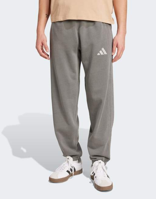 adidas Performance - All SZN - Vasket sort løstsiddende bukser i frotté