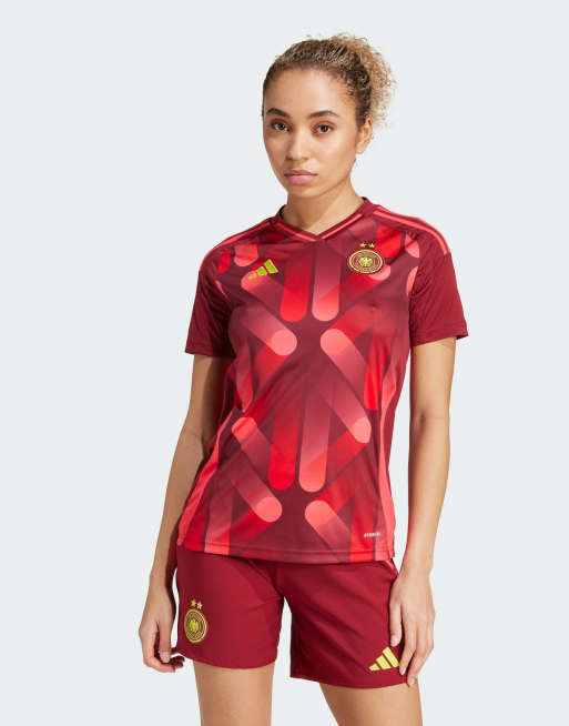 adidas Performance - Allemagne équipe féminine - Maillot extérieur 25 - Bordeaux université équipe 2