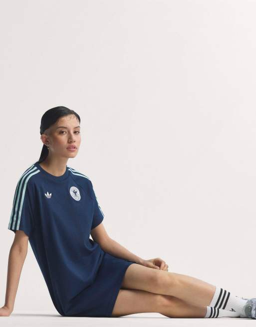 adidas Performance - Allemagne Originals - Robe - Bleu marine universitaire, 3 de 4