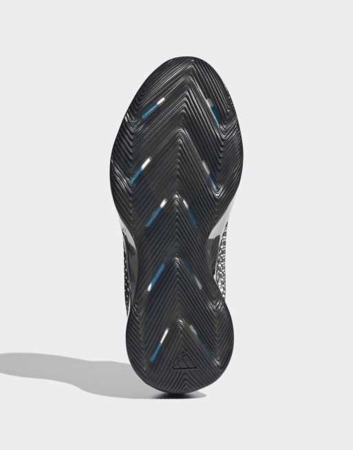 adidas Performance - Anthony Edwards 1 Low - Scarpe nere e argento metallizzato, 2 di 4
