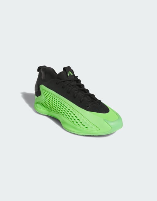 adidas performance - Anthony Edwards 1 - Scarpe da basket basse lucid lime/aurora ink/core