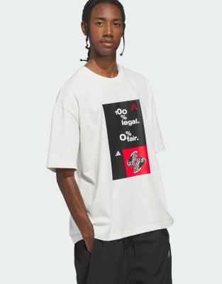 Performance - Anthony Edwards Archive - T-Shirt in Cloud White-Weiß Weiß 3XL