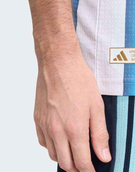 adidas Performance - Argentina 26 - Hvid/isblå/lyseblå autentisk hjemmebanetrøje, 4 af 4