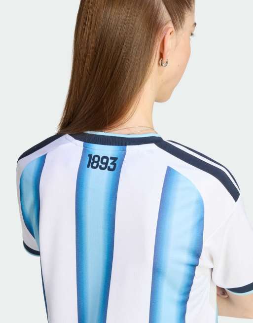 adidas Performance - Argentina 26 - Hvid/isblå/lyseblå hjemmebanetrøje, 3 af 4