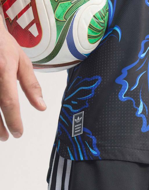 adidas Performance - Argentina 26 - Maglia da trasferta autentica nera/blu lucido/blu, 4 di 5