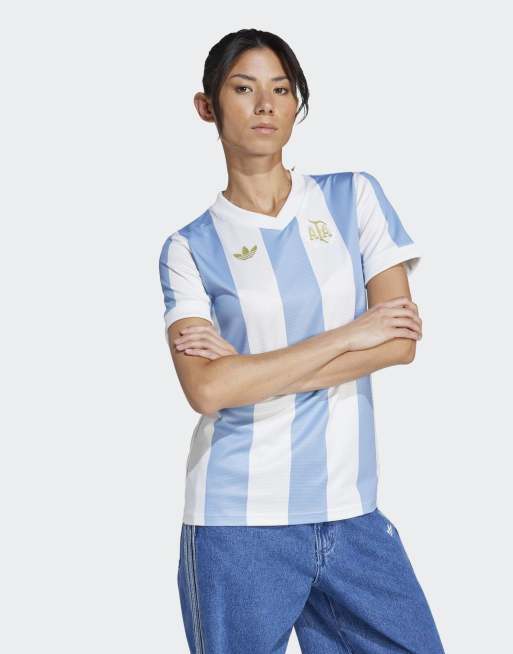 adidas Performance – Argentina Anniversary – Biało-niebieska koszulka piłkarska, 3 z 4