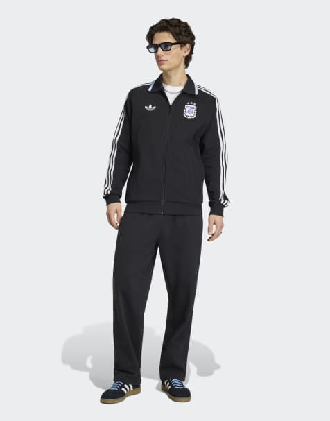 adidas performance Argentina away anthem jacket in black - view 1