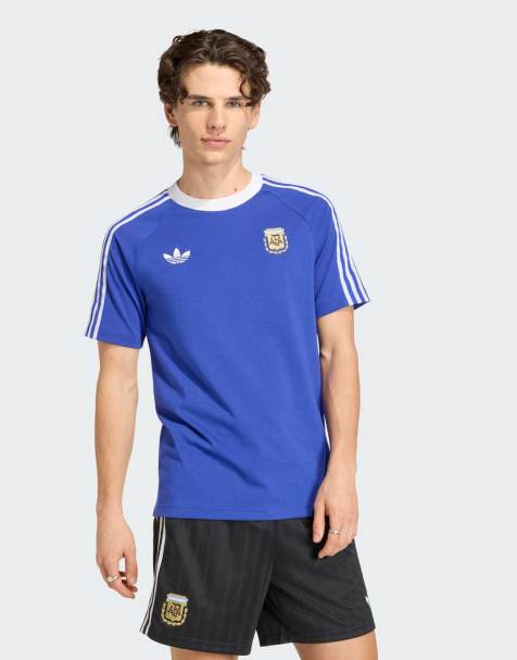 adidas Performance – Argentina Originals – Jaskrawoniebieski T-shirt - view 1