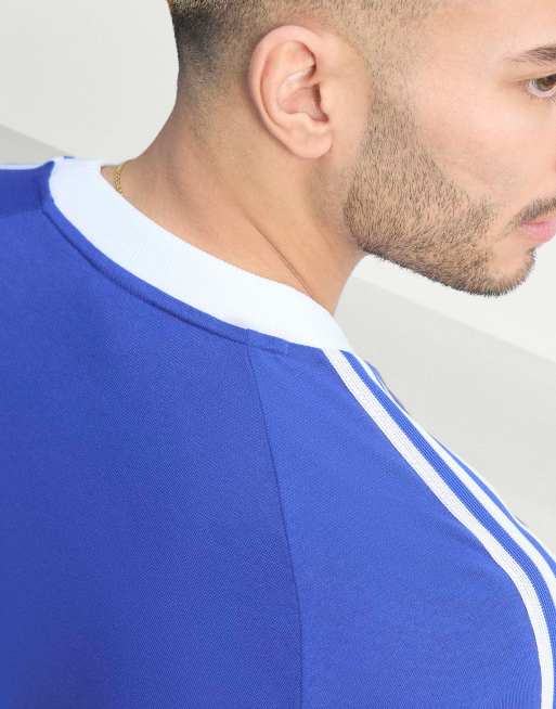 adidas performance Argentina originals t-shirt in lucid blue, 4 of 5