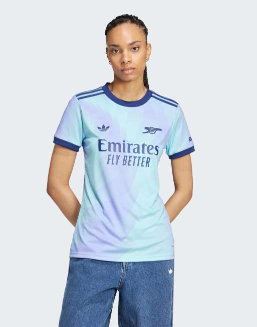 adidas Performance - Arsenal 24/25 - Troisième maillot - Aqua transparent/Violet flash clair