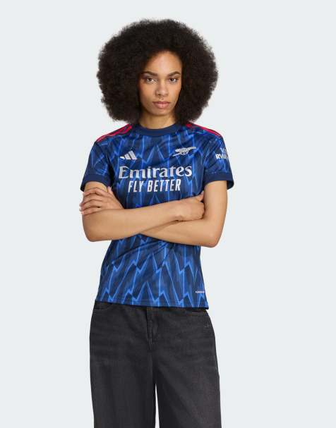 adidas performance Arsenal 25/26 away jersey in night indigo / grey two