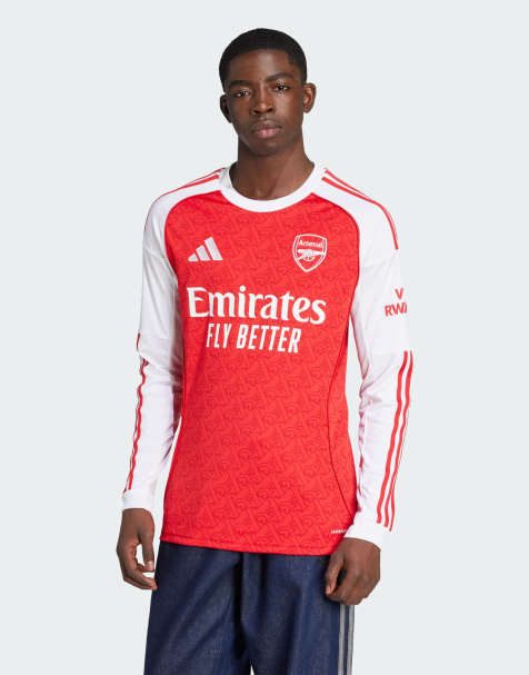 adidas performance Arsenal 25/26 long sleeve home jersey in better scarlet / white - view 1