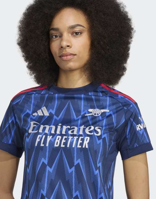 adidas performance - Arsenal 25/26 - Maillot extérieur - Indigo nuit/Gris deux, 4 de 4