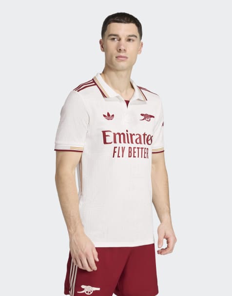 adidas Performance - Arsenal 25/26 Third Authentic - Hvid trøje med røde detaljer - view 1
