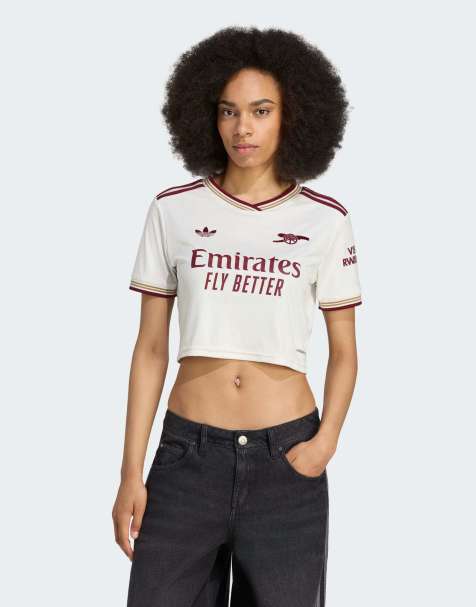 adidas Performance – Arsenal 25/26 Third – Biało-bordowa krótka koszulka piłkarska - view 1