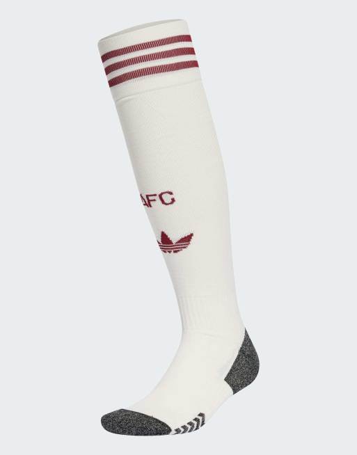 adidas performance – Arsenal 25/26 Third – Biało-bordowe skarpetki