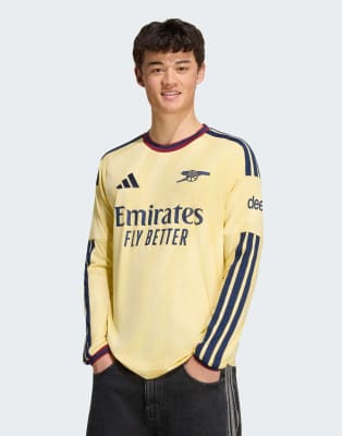 Adidas Uomo Giallo Arsenal Fc 26/27 Third Jersey - Maglie/Repliche - Taglia M - Poly Mesh - Immagine 3