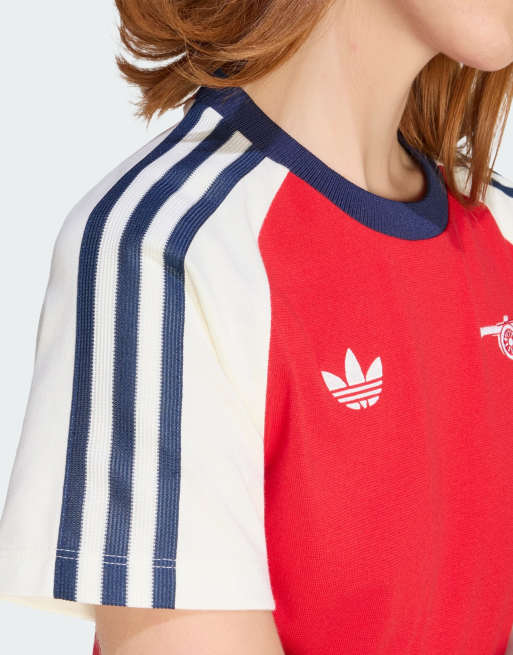 adidas Performance - Arsenal FC OG - Rød T-shirt med råhvide ærmer, 2 af 4
