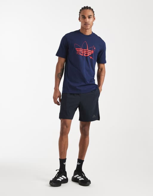adidas performance Arsenal fc seasonal graphic tee in night indigo, 2 of 5