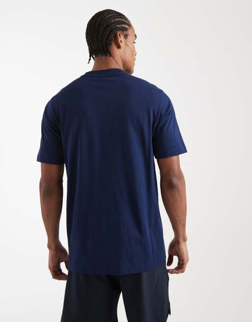 adidas performance Arsenal fc seasonal graphic tee in night indigo, 3 of 5