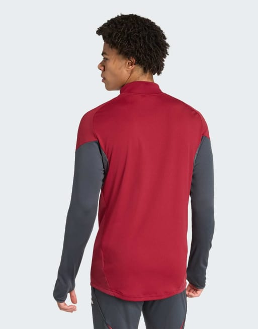adidas Performance - Arsenal Tiro 25 Competition - Haut d'entraînement - Bordeaux coll team 2/gris, 2 de 4