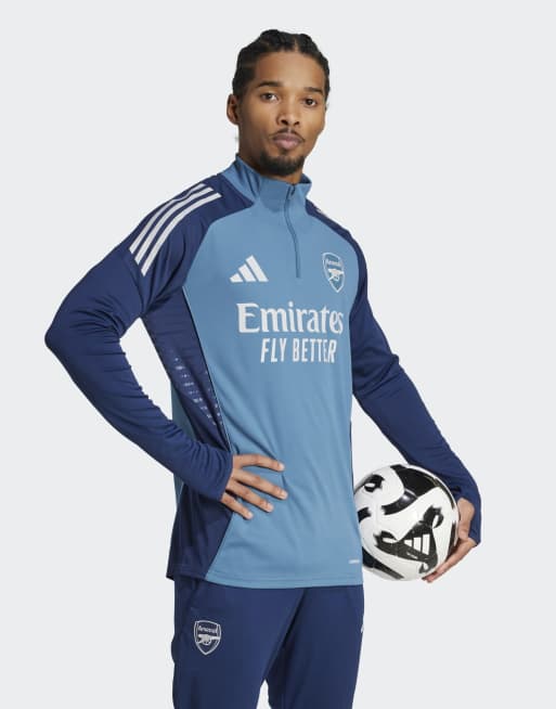 adidas performance Arsenal tiro 25 competition training top in blanch blue, 3 of 5