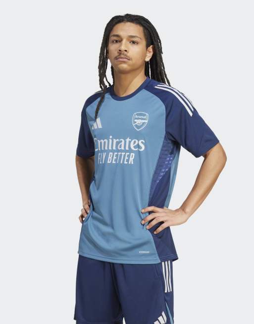 adidas Performance - Arsenal Tiro 25 Competition - Trainingsshirt in blauw en donkerblauw
