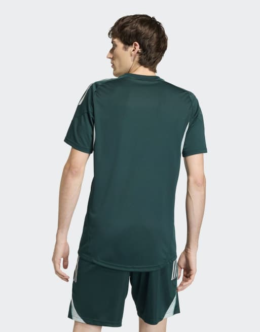adidas Performance - Arsenal - Tiro 25 Competition - Trainingsshirt in donkergroen, 2 van 4