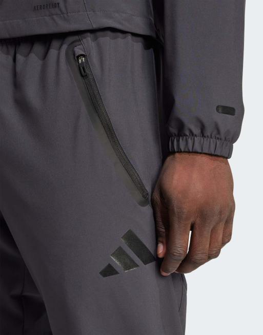 adidas Performance - Arsenal Tiro 25 Competition Vis - Pantaloni da viaggio tecnici grigi, 4 di 4