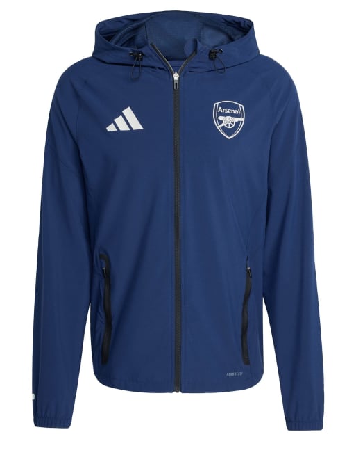 adidas Performance - Arsenal Tiro 25 Competition Vis Tech Travel - Mørk indigoblå jakke, 5 af 5