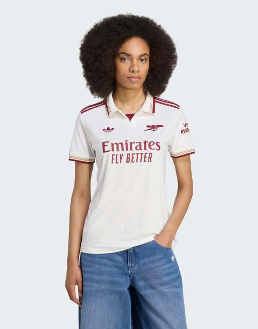 adidas Performance - Arsenal 2025/2026 - Maillot Third - Blanc/bordeaux