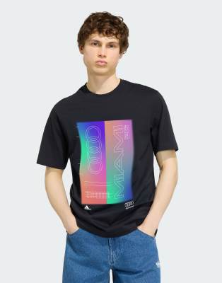 Performance - Audi Audi Formel 1 Team Miami - T-Shirt für Herren in Schwarz mit Grafik Schwarz M
