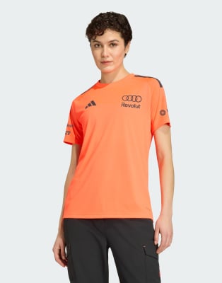 adidas Performance - Audi Formula 1 Team Set Up - Damen-T-Shirt in App Solar Red-Orange