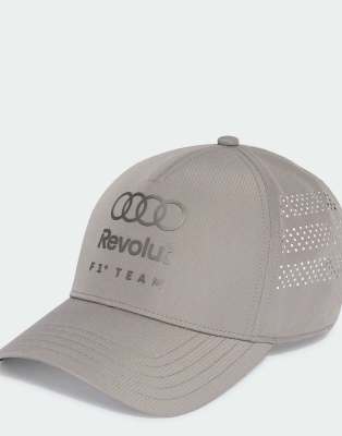 Performance - Audi Formula One Team Mechanics - Trucker-Kappe in Taubengrau Grau 2XS-XS